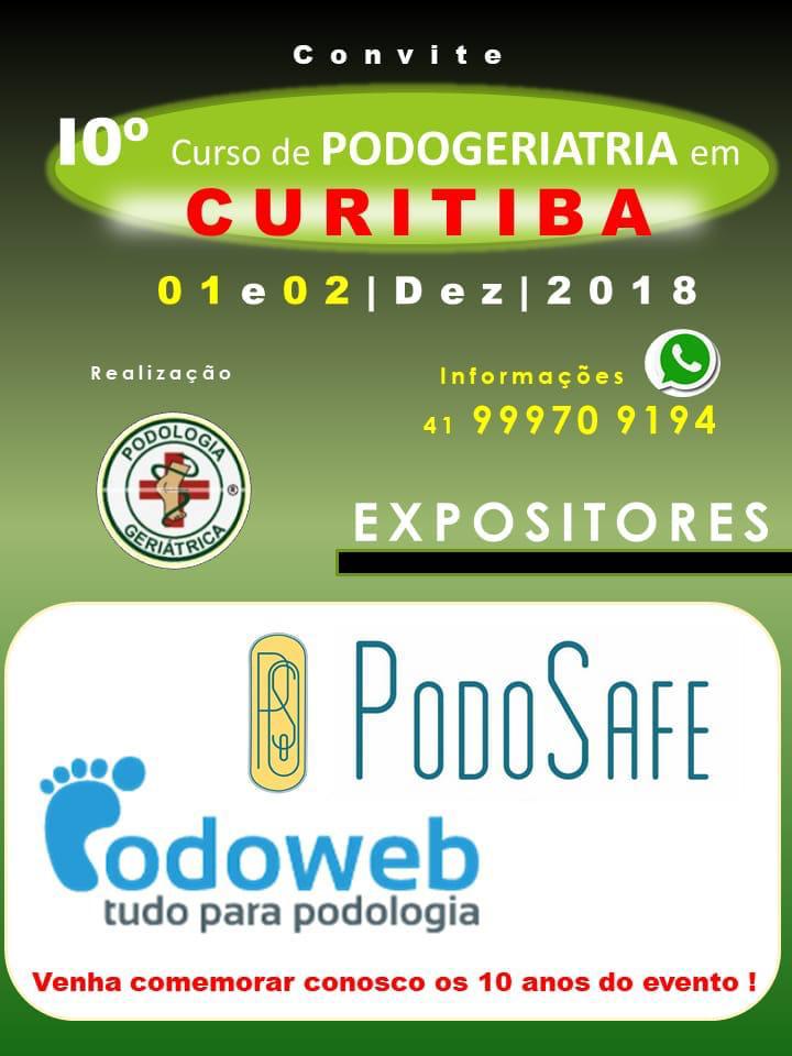 10º CURSO DE PODOGERIATRIA EM CURITIBA